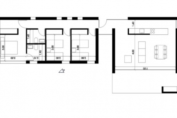 3 bed villa in Pedreguer