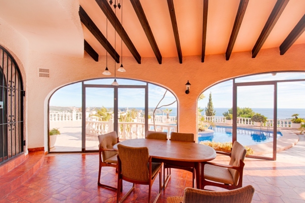 3 bed villa in Moraira