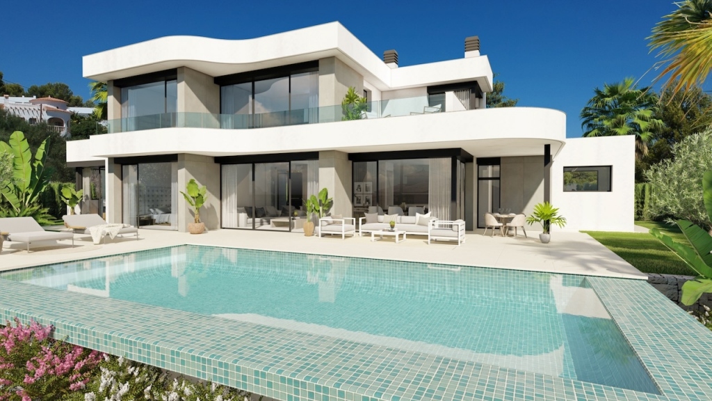 4 bed villas in Moraira