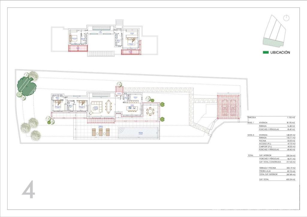 4 bed villas in Moraira