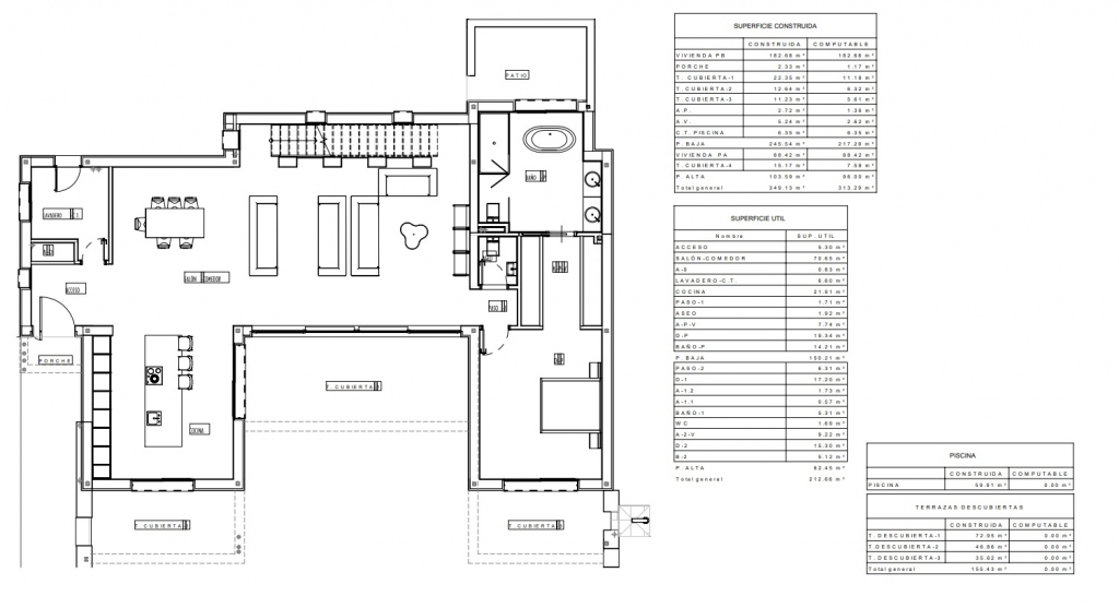 3 bed villa in Moraira