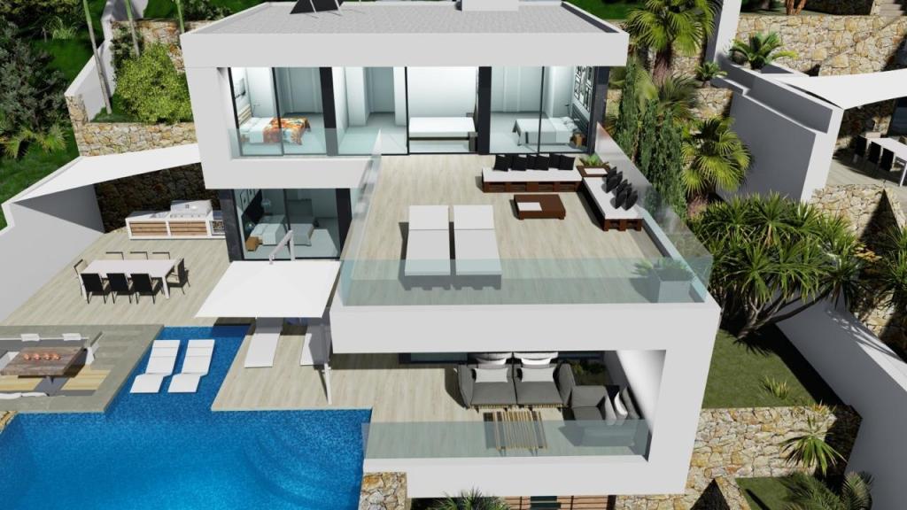 4 bed villa in Calpe