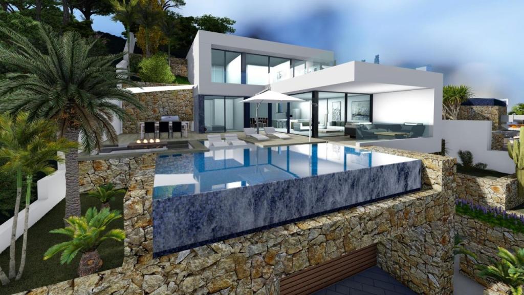 4 bed villa in Calpe