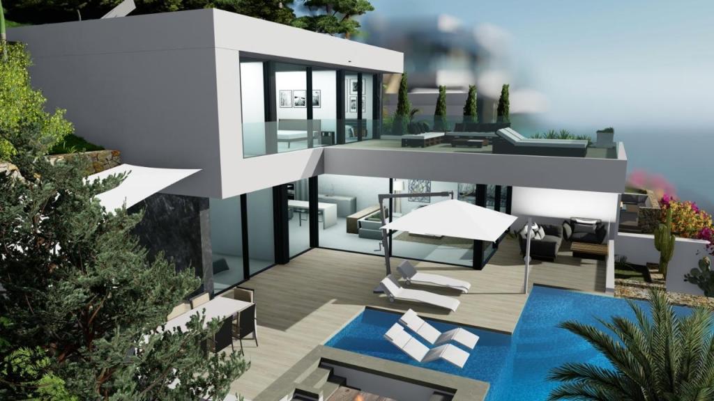 4 bed villa in Calpe
