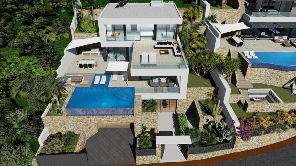 4 bed villa in Calpe