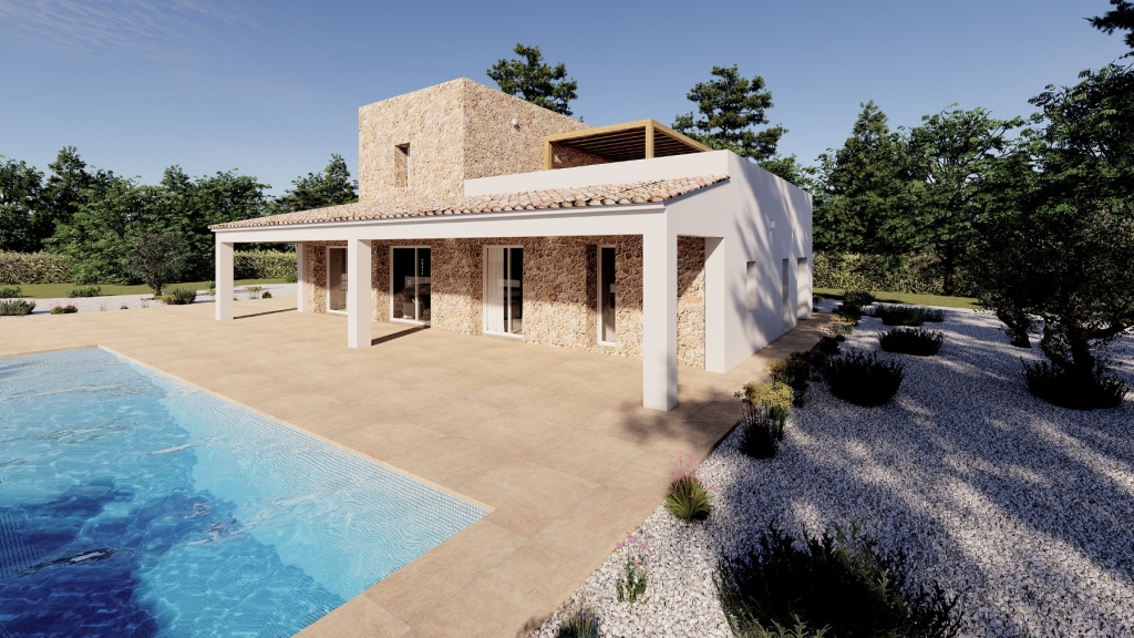 3 bed finca in Benissa