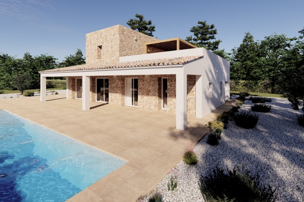 3 bed finca in Benissa
