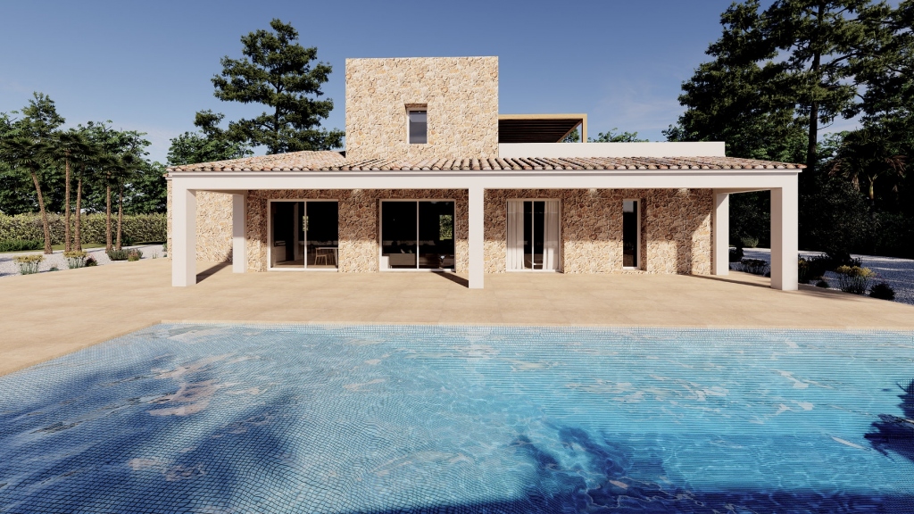 3 bed finca in Benissa