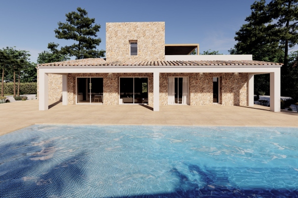 3 bed finca in Benissa