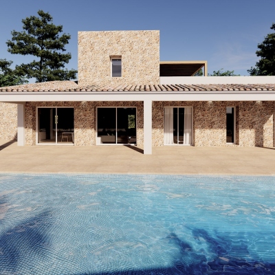 3 bed finca in Benissa