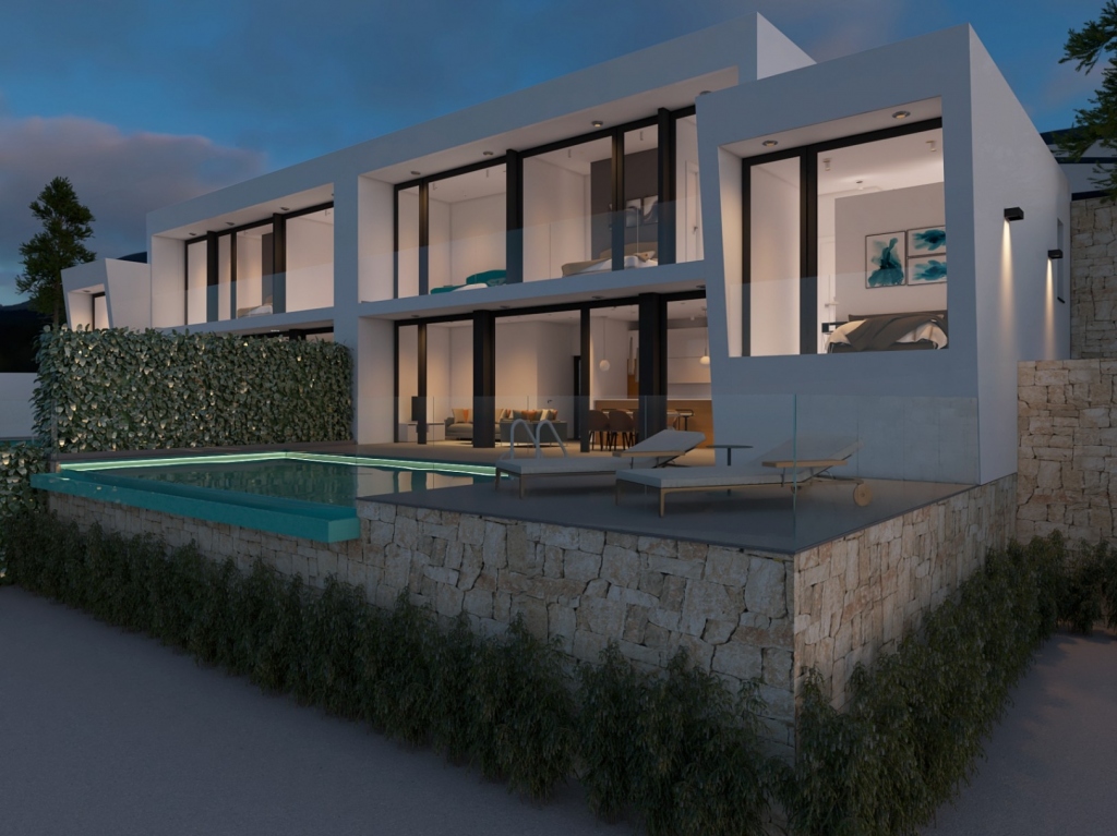 3 bed villa in Moraira