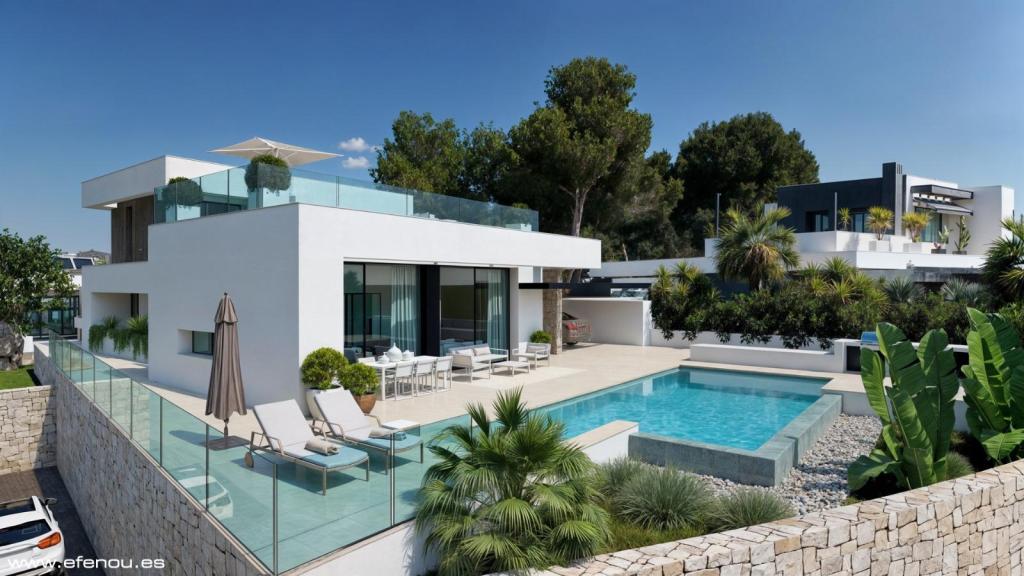 4 bed villas in Moraira