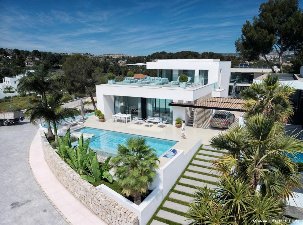 4 bed villas in Moraira