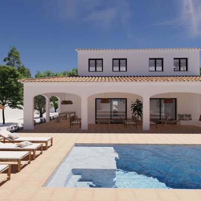 4 bed villa in Moraira