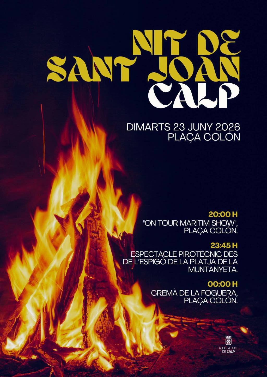 Fiestas in Calpe: "Hogueres San Juan" (June 2027)