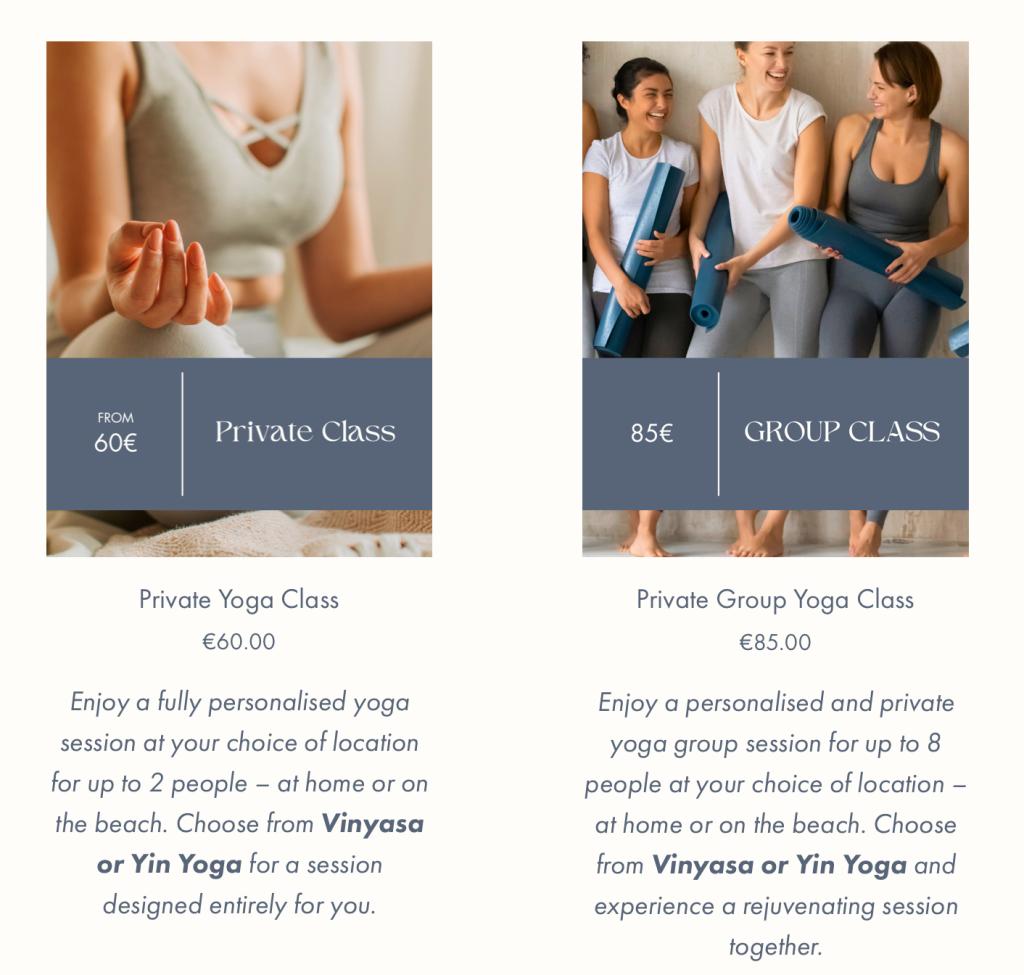 Soul & Sea Javea - Yoga with Kate Moss