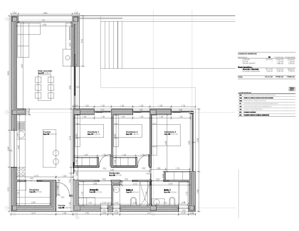 3 bed villa in Pedreguer