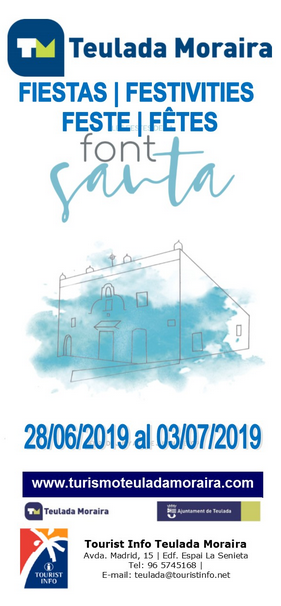 Fiestas in Moraira: "La Font Santa" (July 2025)
