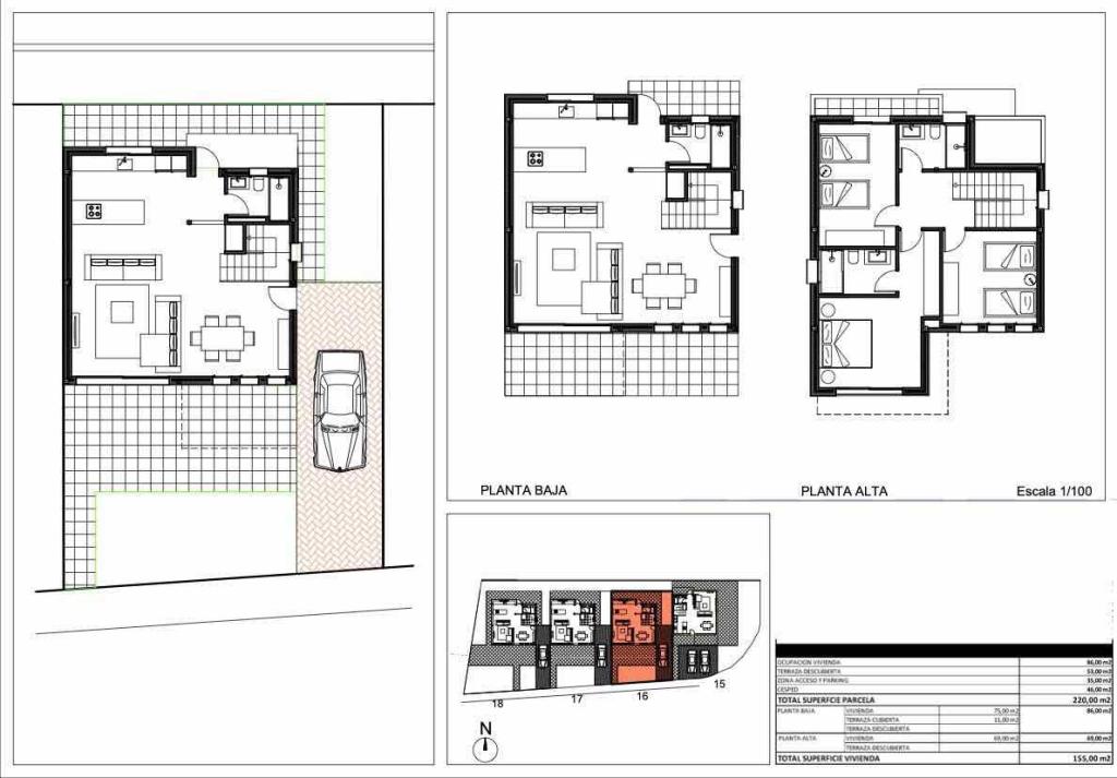 3 bed villas in Denia