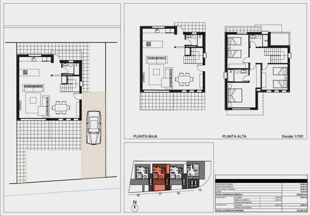 3 bed villas in Denia