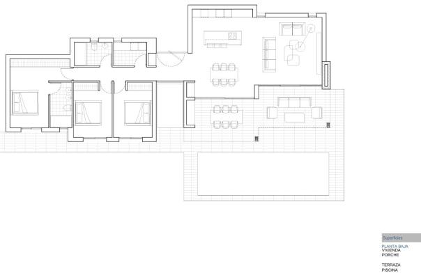 3 bed villa in Calpe