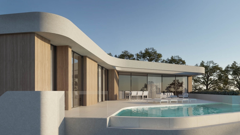 3 bed villa in Moraira