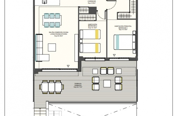2 bed apartment in Finestrat
