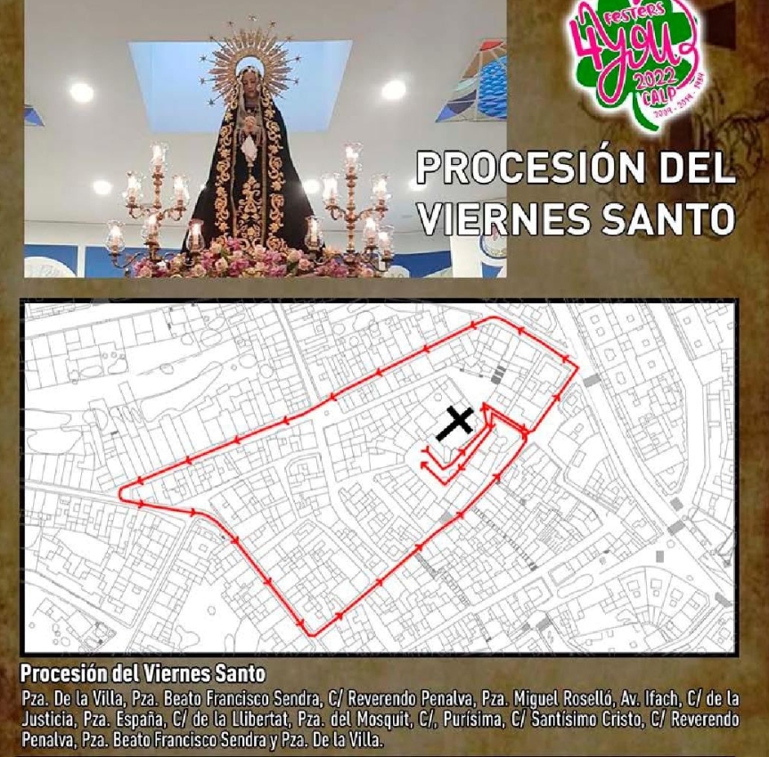 Fiestas in Calpe: "Semana Santa" (Easter 2026)