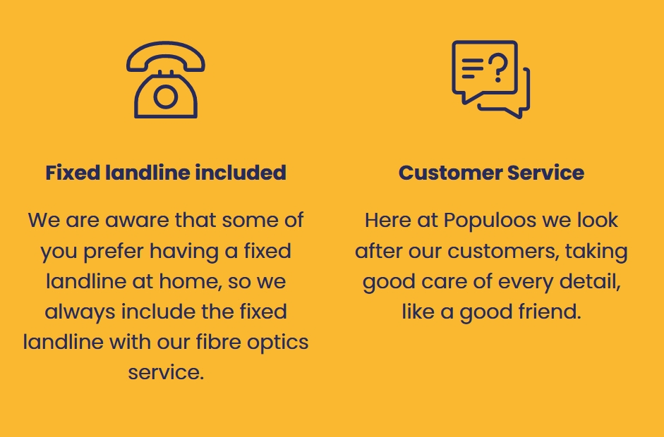 Populoos - Fibre Optic, Mobile, & Landline