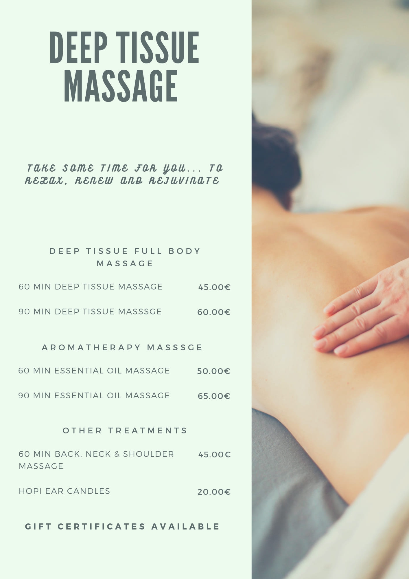 Soul & Sea Javea - Deep Tissue Massage with Kate Moss