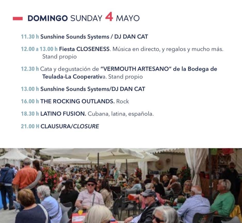Festivals in Moraira: "Vive Teulada" Gastronomic & Shopping Festival (May 2025)
