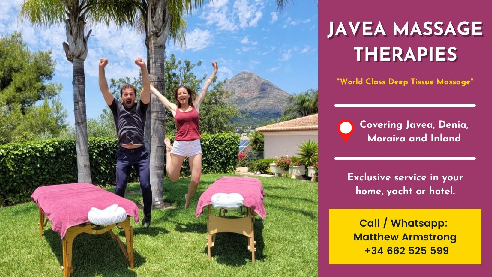 Javea Massage Therapies - Deep Tissue Massage