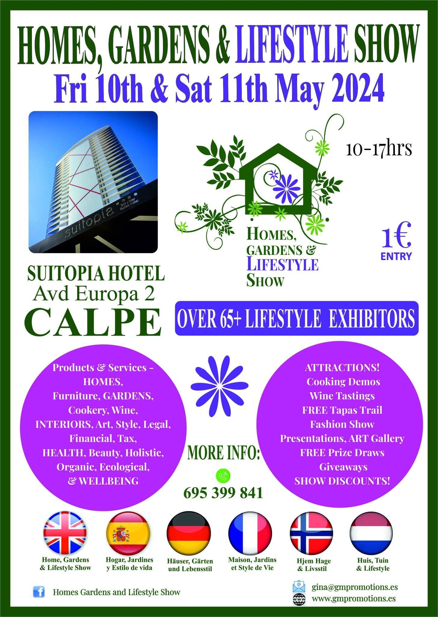 Homes, Gardens & Lifestyle Show in Calpe (May 2024)