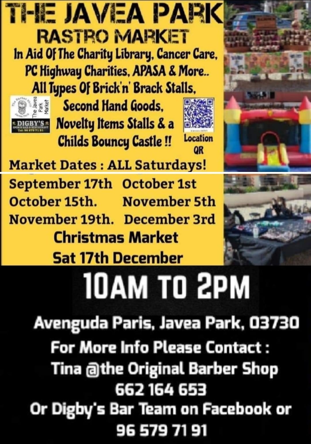 Javea Park Market - Charity Rastro Market