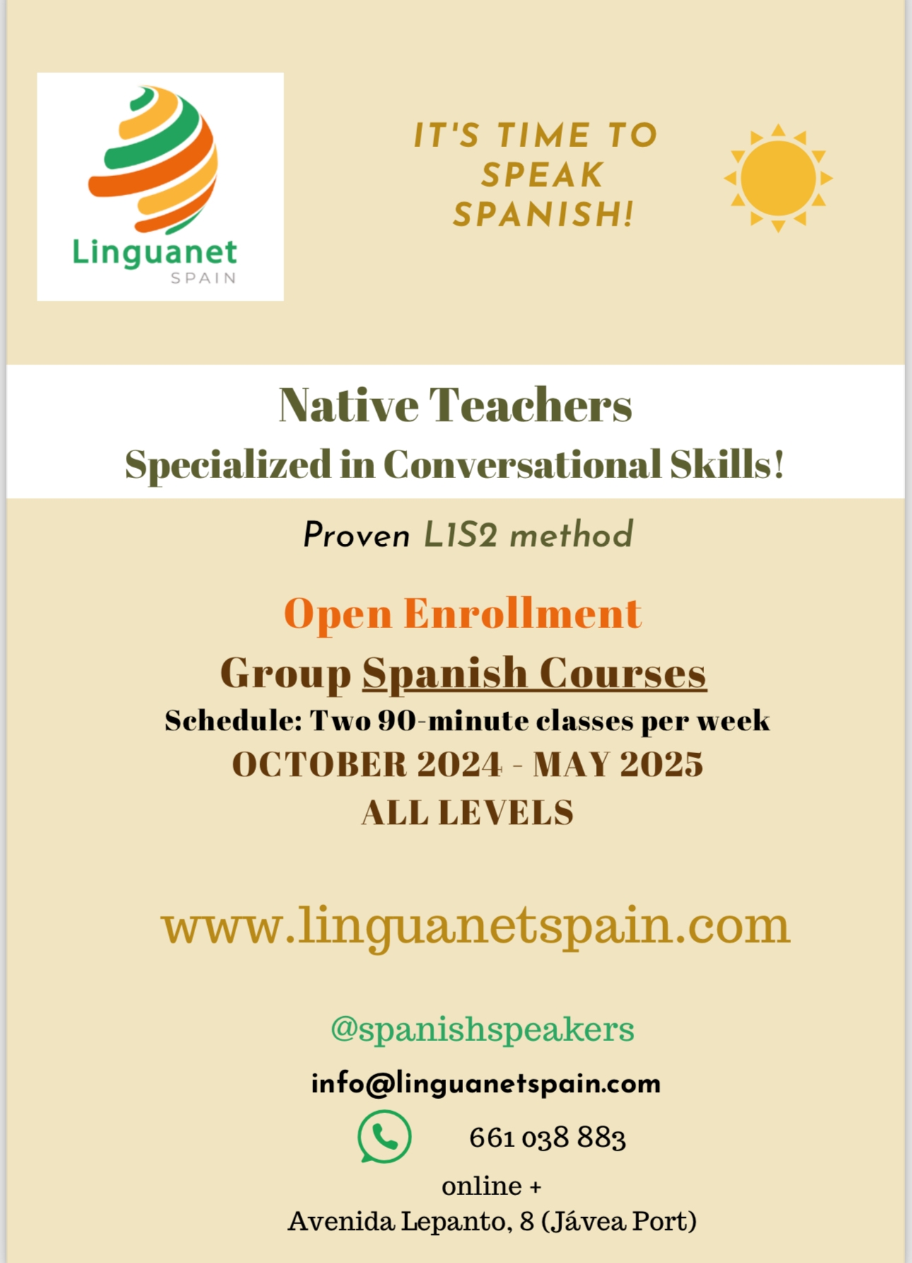 Linguanet Spain - Javea Language School & Spanish Classes