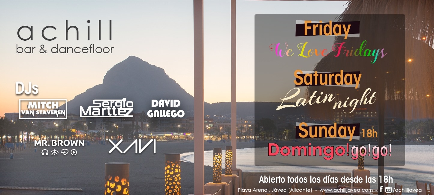 Javea Nightlife at Achill Bar & Dancefloor