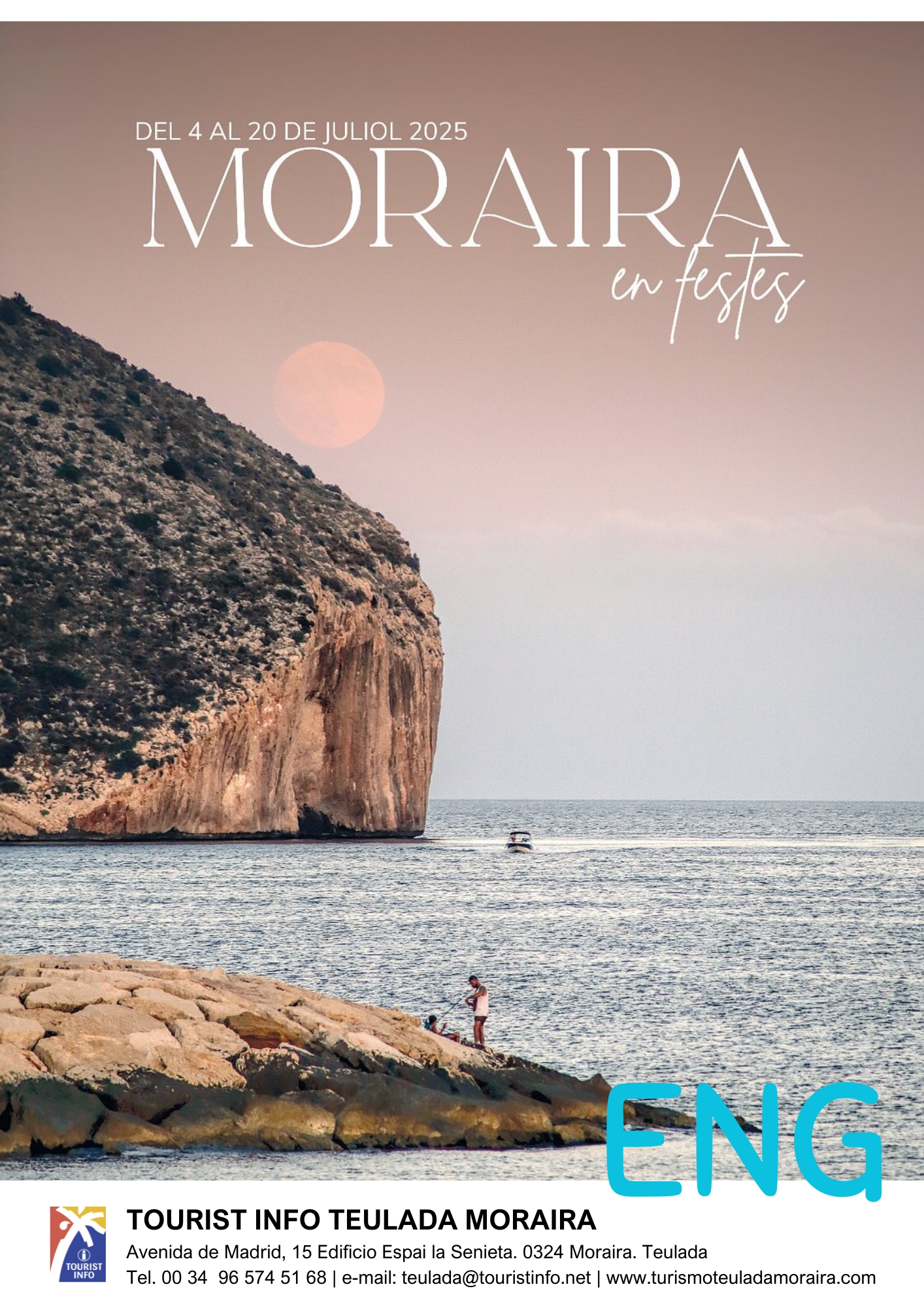 Fiestas in Moraira: "Virgen de Los Desamparados" / "Virgen del Carmen" / "Bous a la Mar" (July 2025)